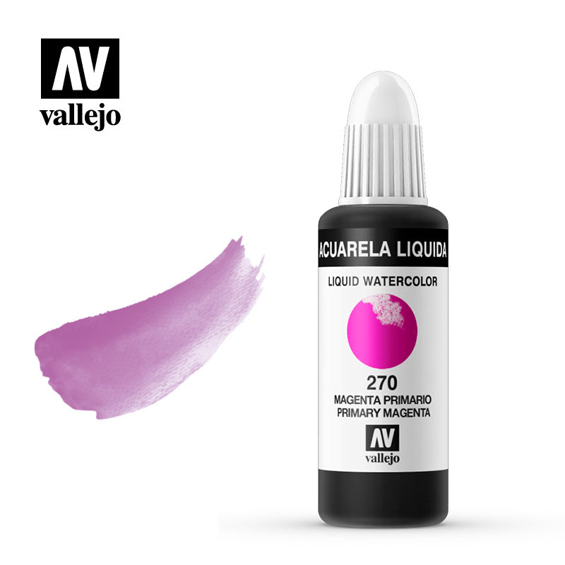 Acuarela líquida Vallejo magenta