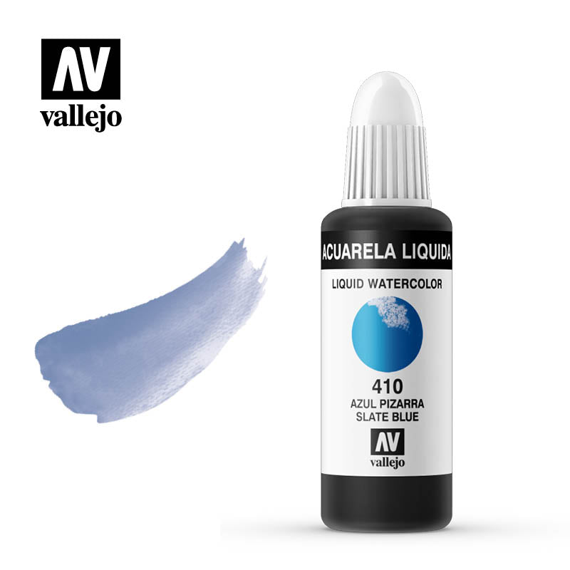 Acuarela líquida Vallejo azul pizarra