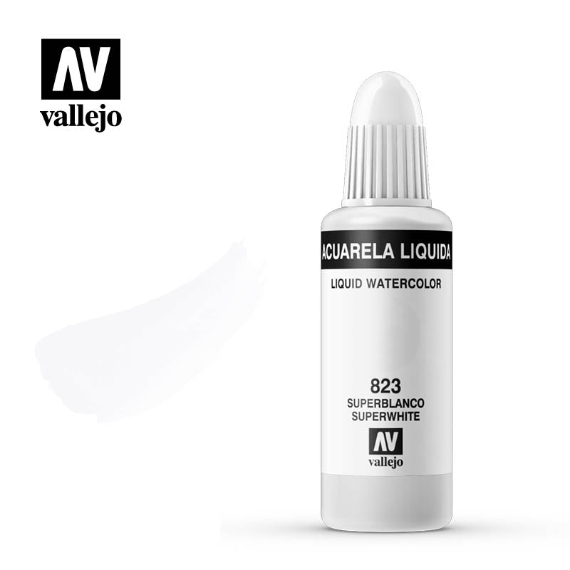 Acuarela líquida Vallejo blanco